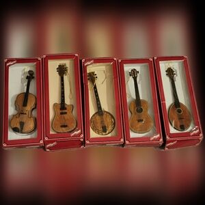 🎄Musical Christmas Ornaments VINTAGE NEW in BOX conplete collection